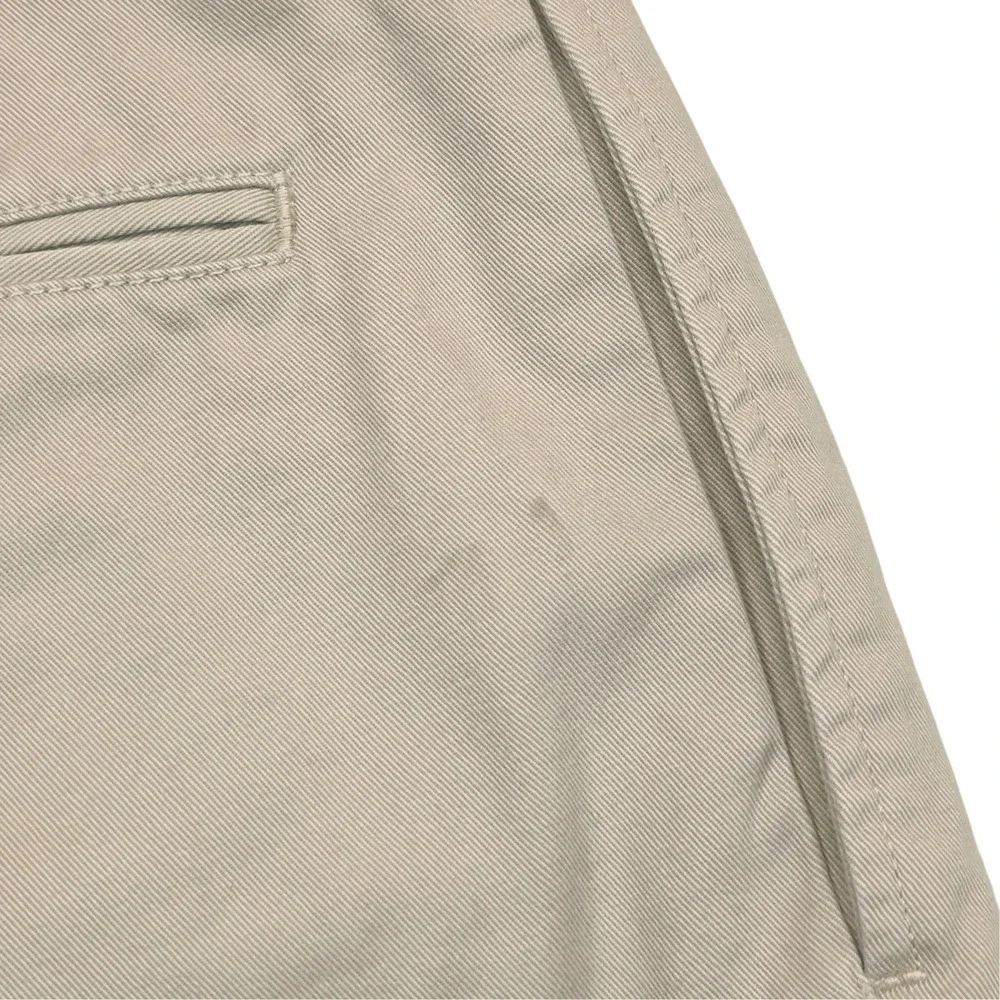 Polo Ralph Lauren Tyler Short Mens 32 Khaki Tan Pleated Chino Cotton Shorts